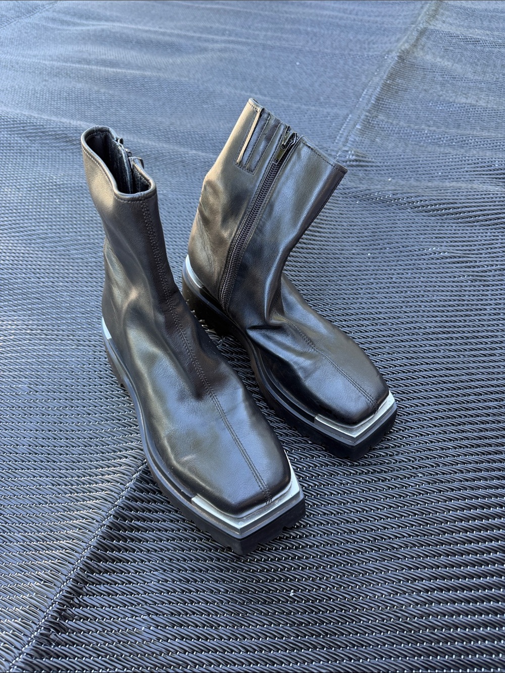 Jeffrey Campbell Devout lug platform booties